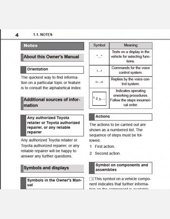 toyota supra 2021-2022 owners manual